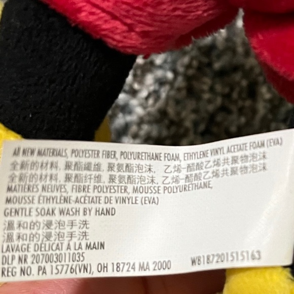 Disney Mickey Mouse Plush Toy/Stuffed Animal: new without tags - Picture 4 of 6